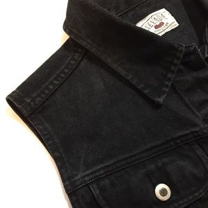 Black Vintage Nevada Jeanswear Vest